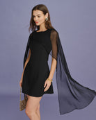 Women's Woven Polyester Mini Dress Dresses - RIHOAS