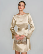 Women's Woven Polyester Mini Dress Dresses - RIHOAS