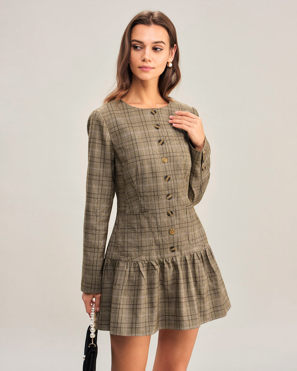 Women's Woven Polyester Mini Dress Dresses - RIHOAS