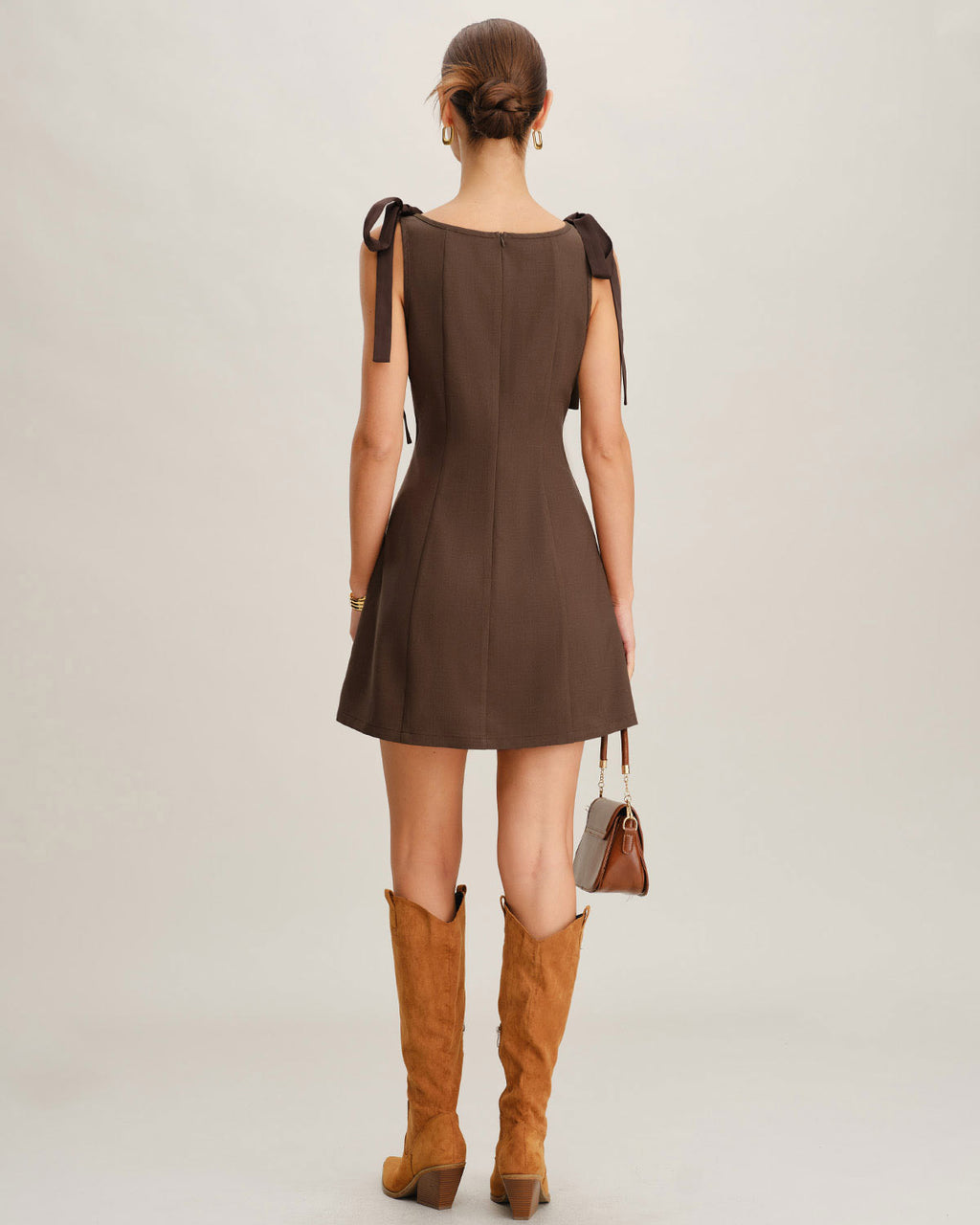 Women's Woven Polyester Mini Dress Dresses - RIHOAS