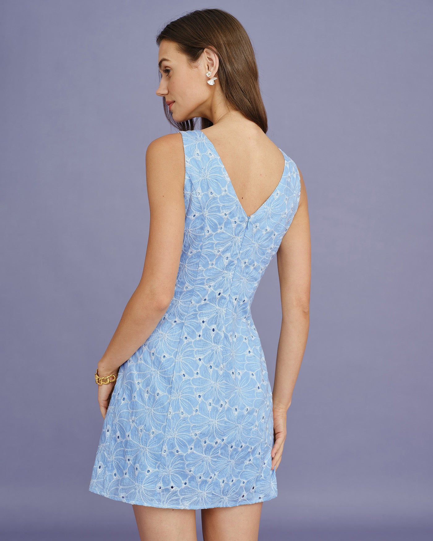 Women's Woven Polyester Mini Dress Dresses - RIHOAS