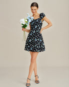 Women's Woven Polyester Mini Dress Dresses - RIHOAS