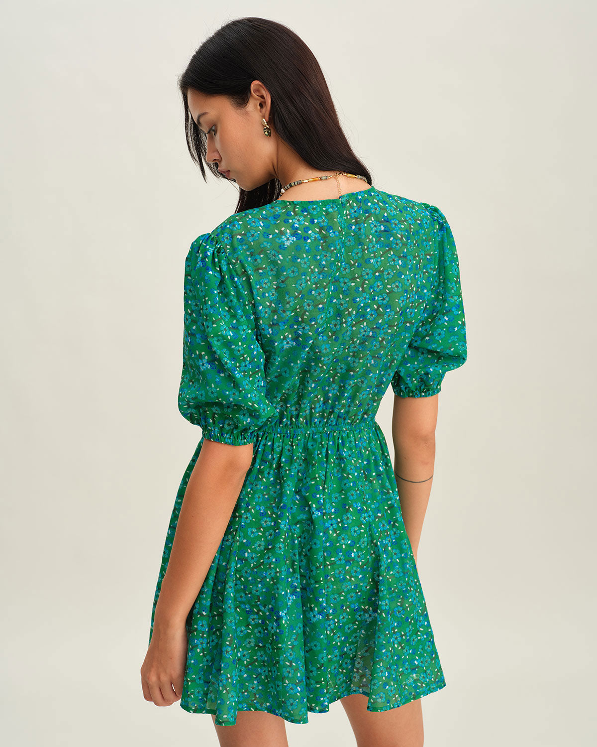 Women's Woven Polyester Mini Dress Dresses - RIHOAS