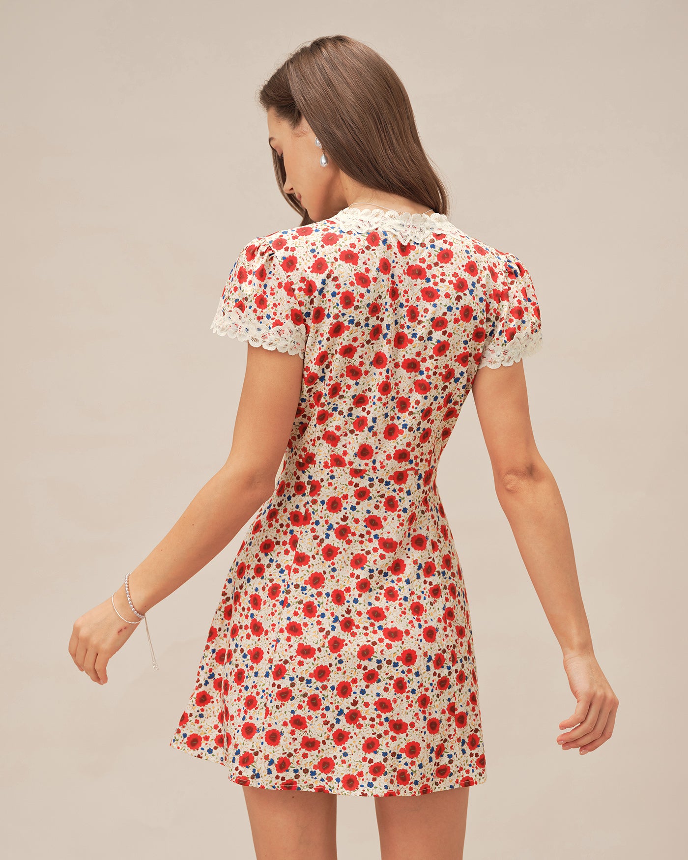 Women's Woven Polyester Mini Dress Dresses - RIHOAS