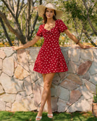 Women's Woven Polyester Mini Dress Dresses - RIHOAS