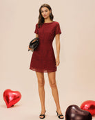 Women's Woven Polyester Mini Dress Dresses - RIHOAS