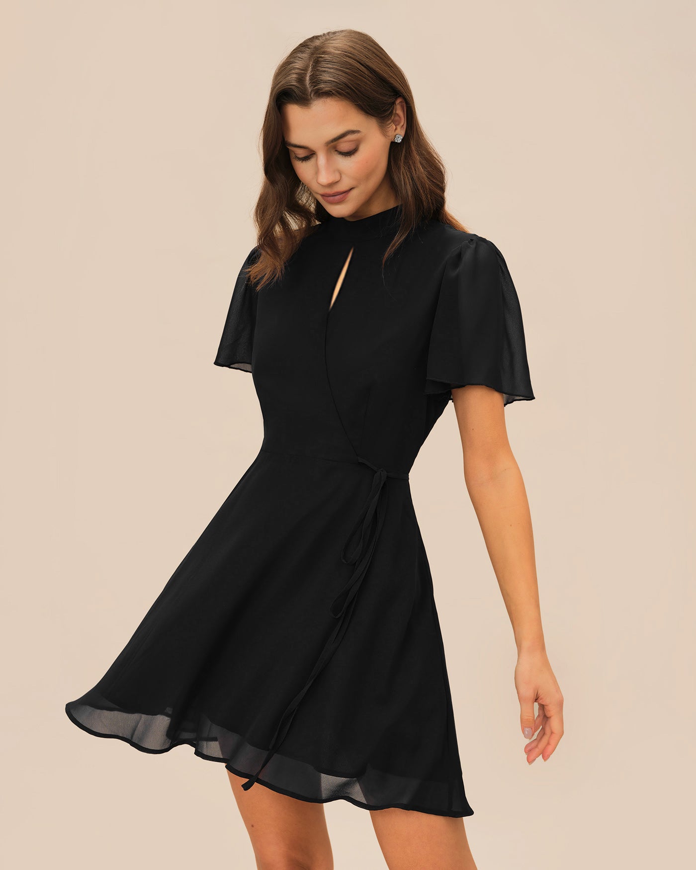 Women's Woven Polyester Mini Dress Dresses - RIHOAS