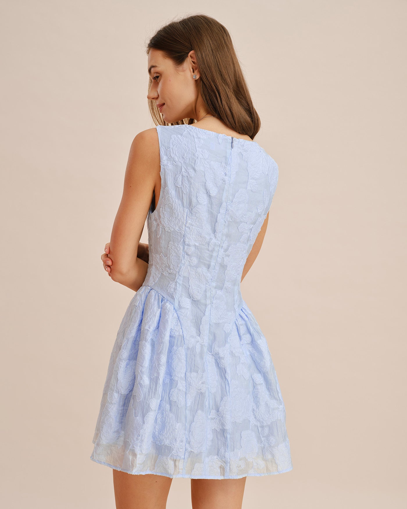 Women's Woven Polyester Mini Dress Dresses - RIHOAS