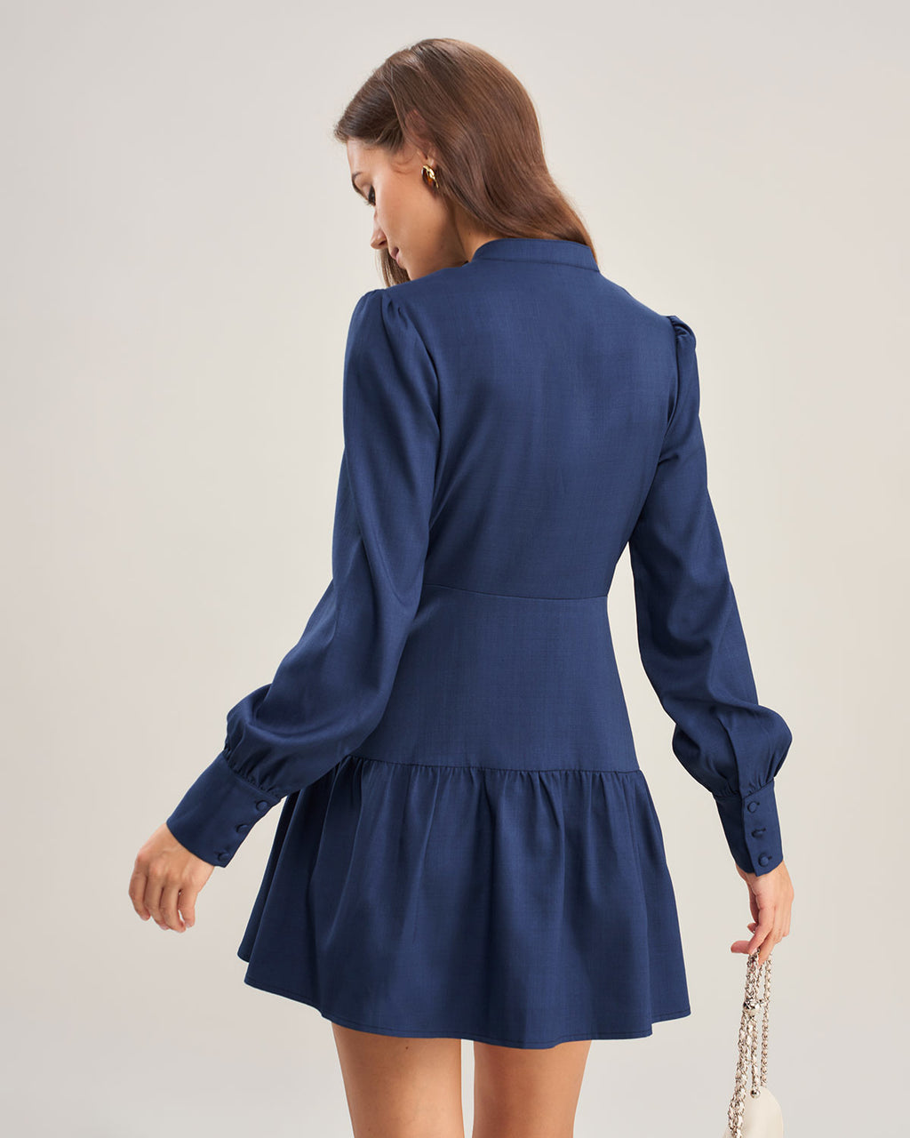 Women's Woven Polyester Mini Dress Dresses - RIHOAS