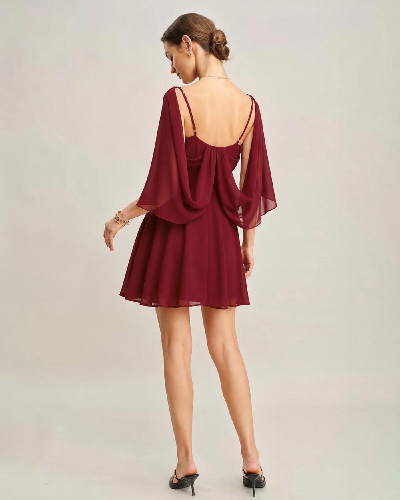 Women's Woven Polyester Mini Dress Dresses - RIHOAS