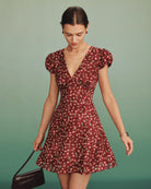 Women's Woven Polyester Mini Dress Dresses - RIHOAS