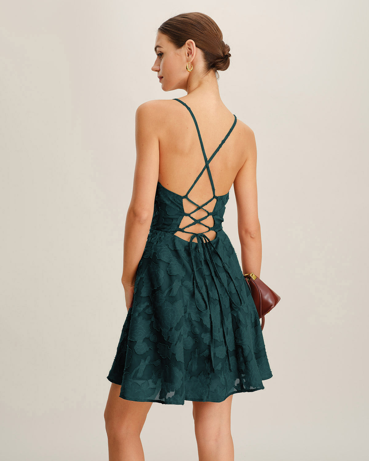 Women's Woven Polyester Mini Dress Dresses - RIHOAS