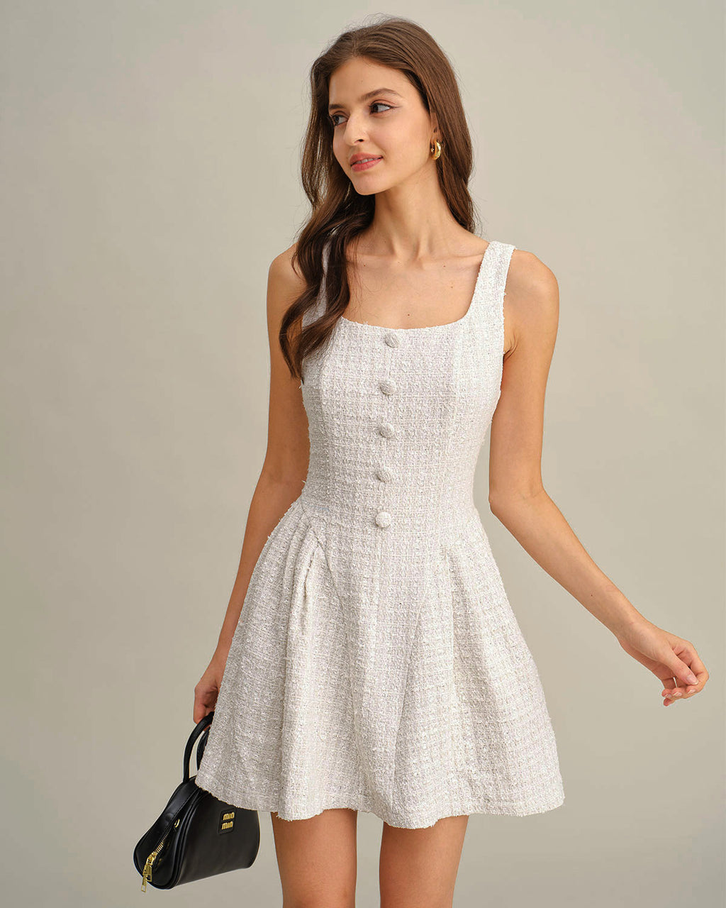 Women's Woven Polyester Mini Dress Dresses - RIHOAS