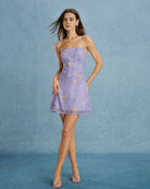 Women's Woven Polyester Mini Dress Dresses - RIHOAS