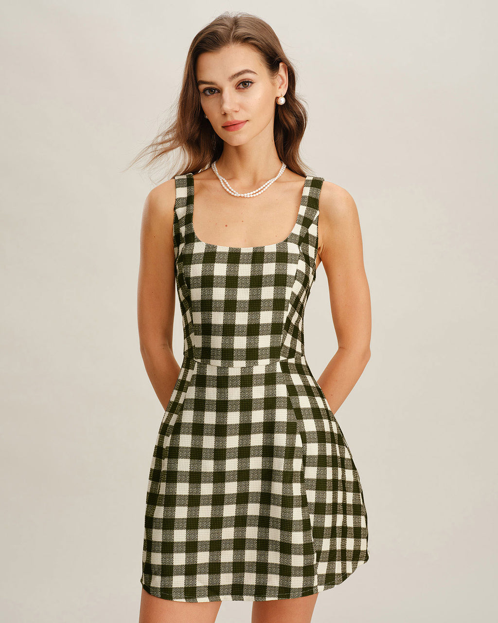 Women's Woven Polyester Mini Dress Dresses - RIHOAS