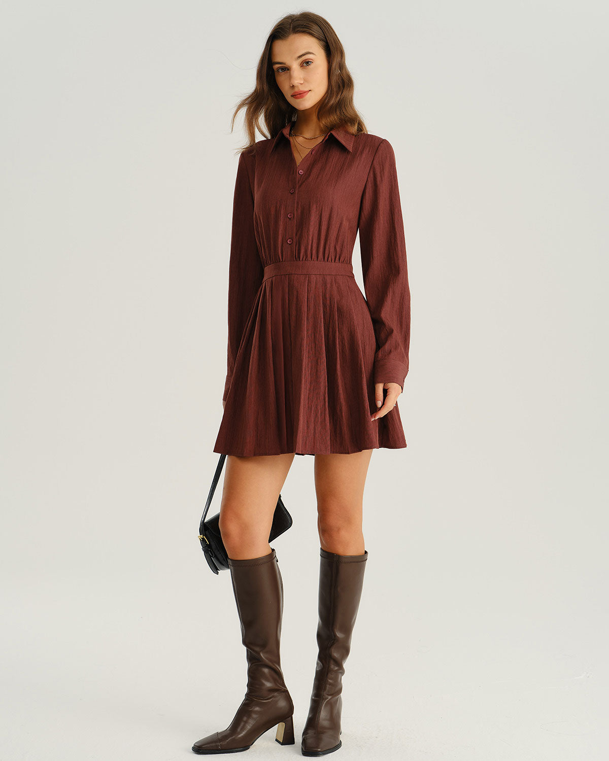 Women's Woven Polyester Mini Dresses Dresses - RIHOAS