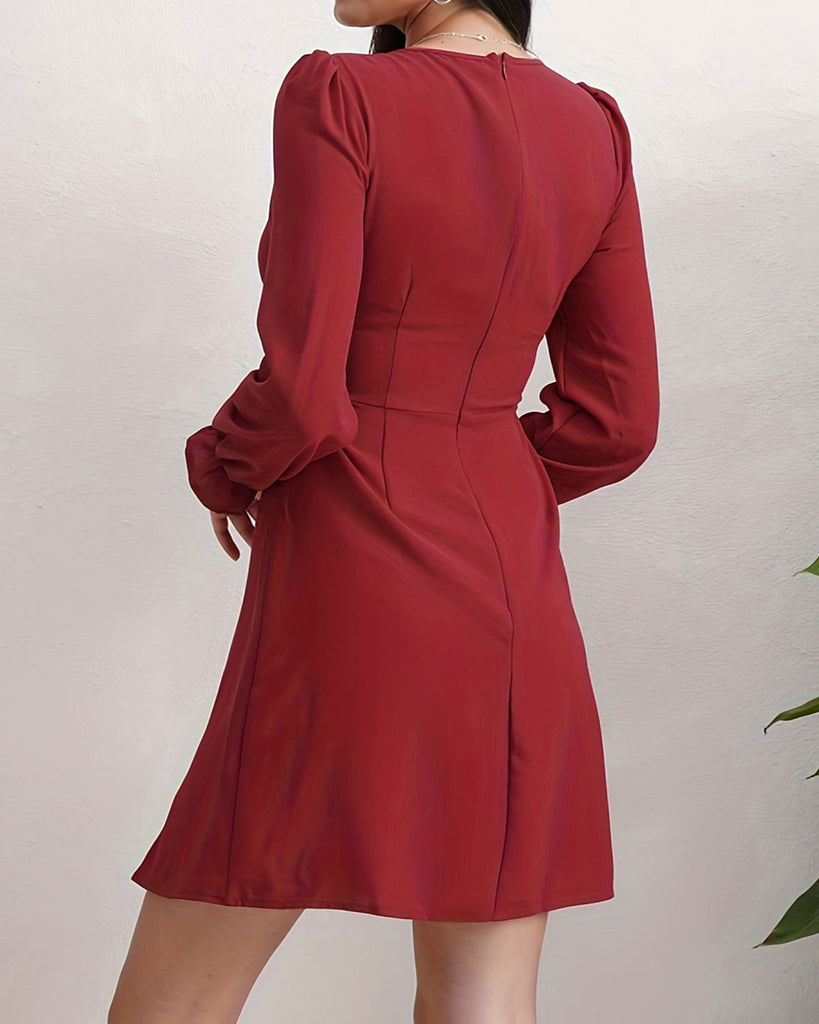 Women's Woven Polyester Mini Dresses Dresses - RIHOAS