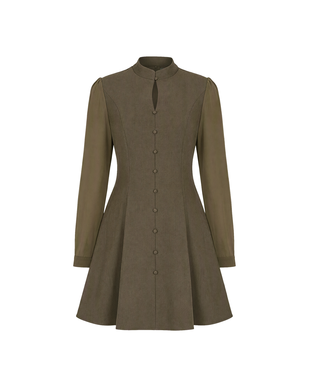 Women's Woven Polyester Mini Dresses - RIHOAS - 07