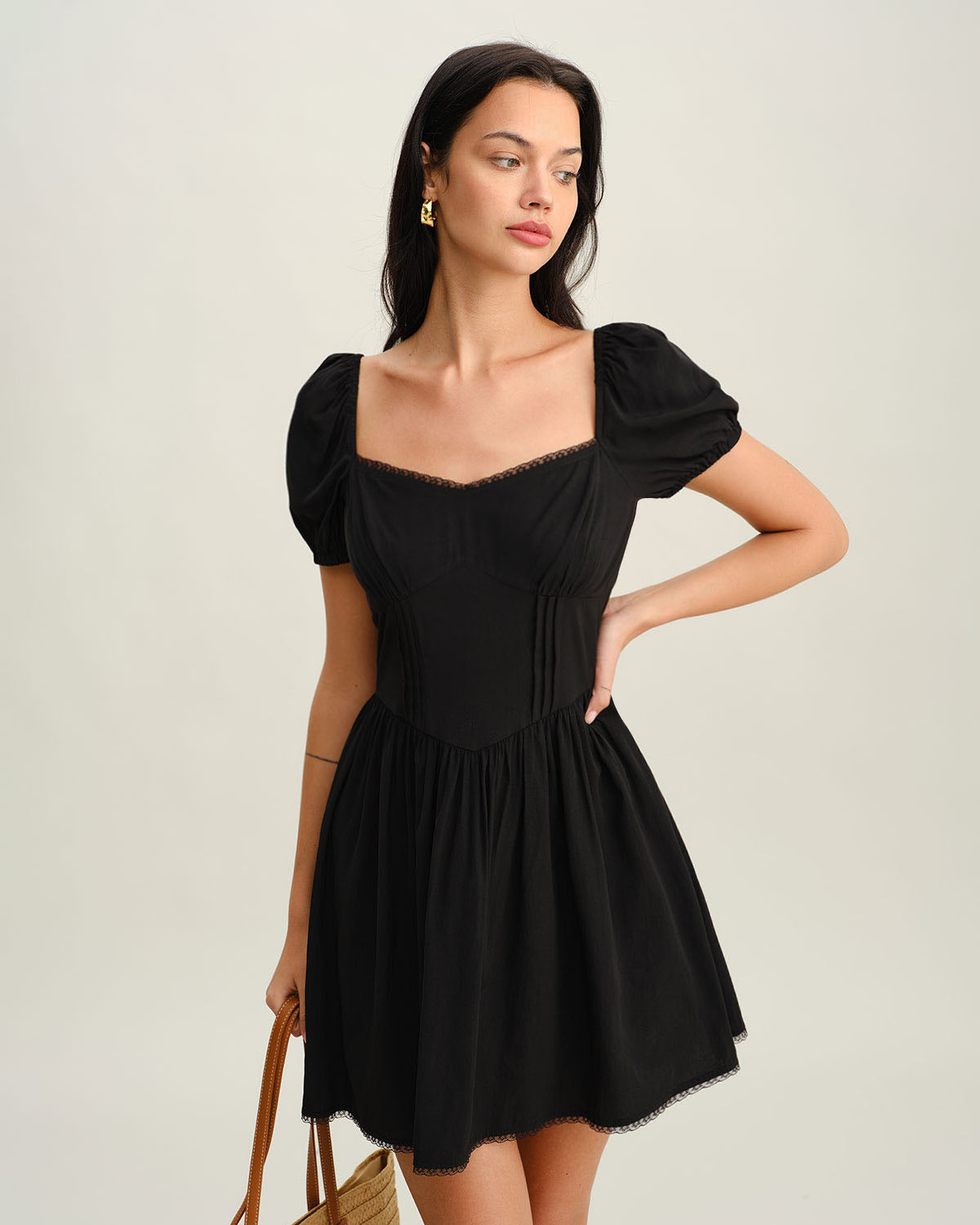 Women's Woven Polyester Mini Dresses Dresses - RIHOAS