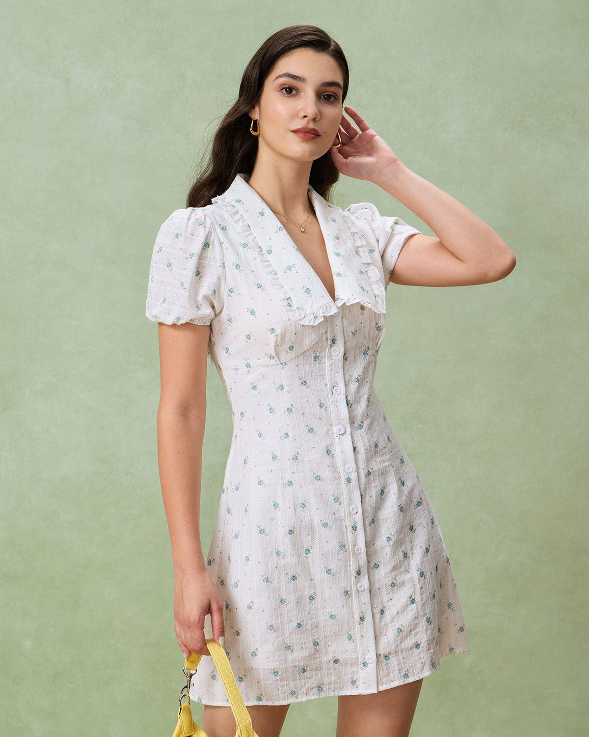 Women's Woven Polyester Mini Dresses Dresses - RIHOAS