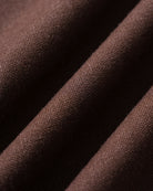 Brown Sleeveless V Neck Satin Mini Dress 07
