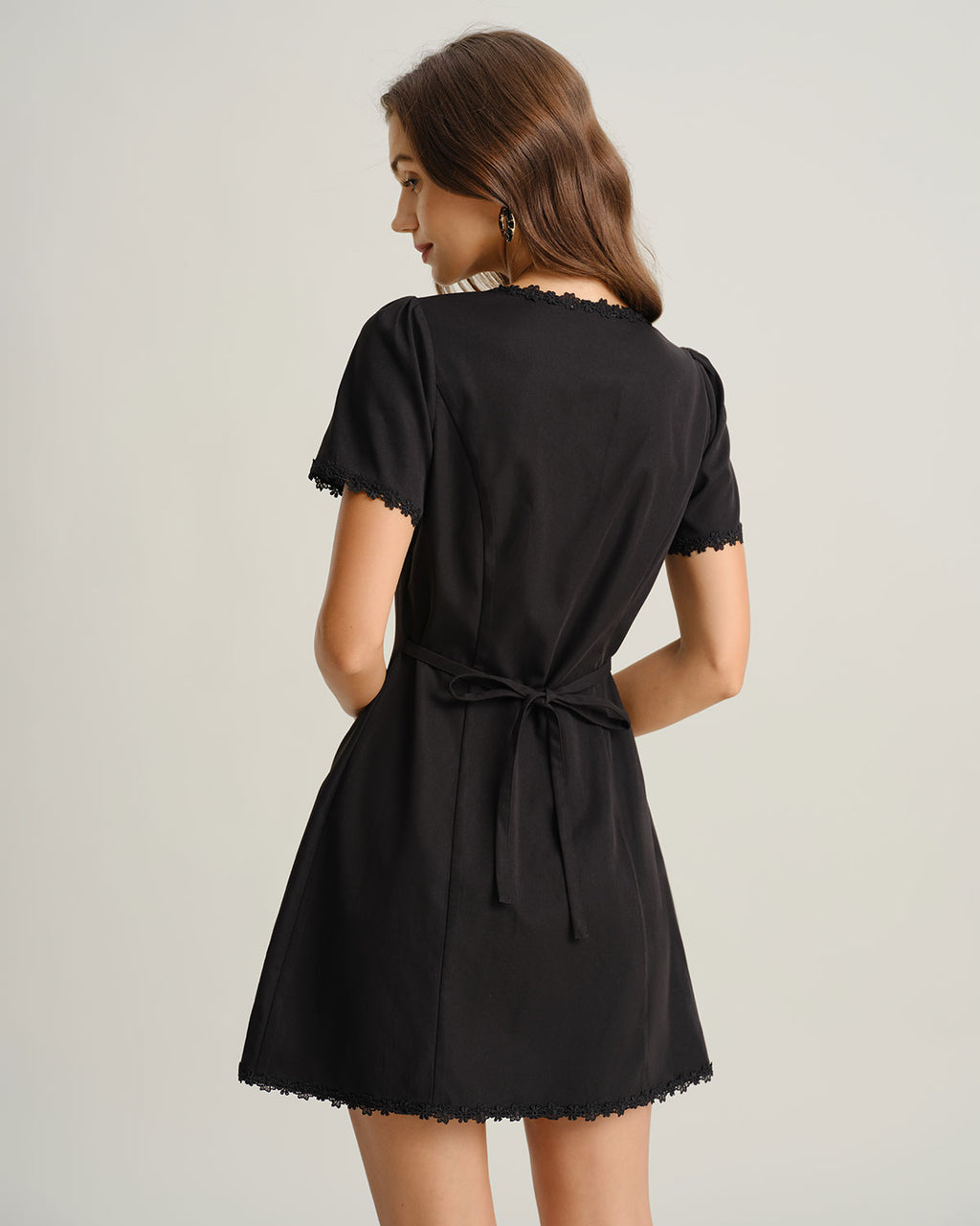 Women's Woven Polyester Mini Dresses Dresses - RIHOAS