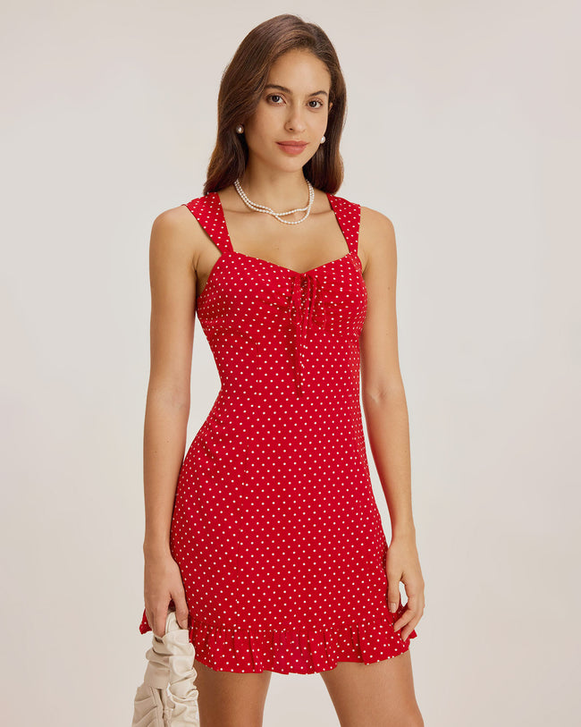 Women's Woven Polyester Mini Dresses Dresses - RIHOAS