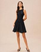 Women's Woven Polyester Mini Dresses Dresses - RIHOAS