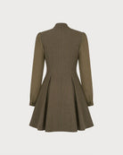 Women's Woven Polyester Mini Dresses - RIHOAS - 06