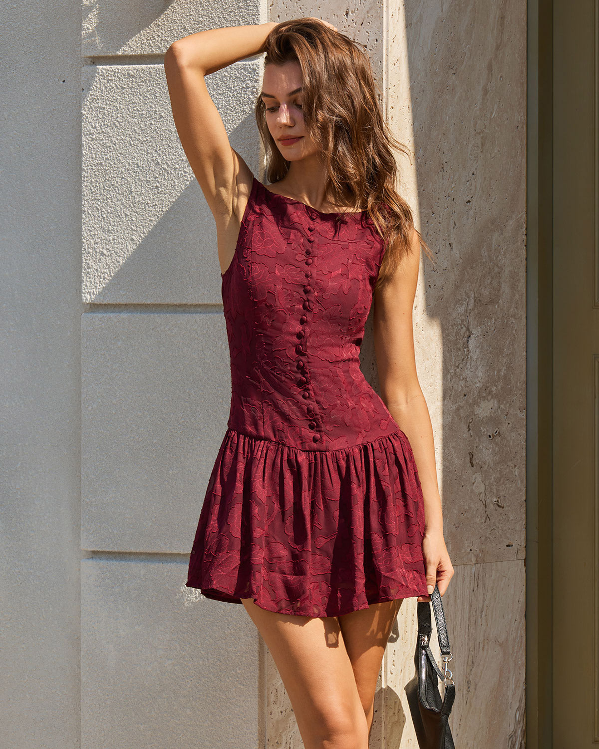 Women's Woven Polyester Mini Dresses Dresses - RIHOAS
