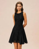 Women's Woven Polyester Mini Dresses Dresses - RIHOAS