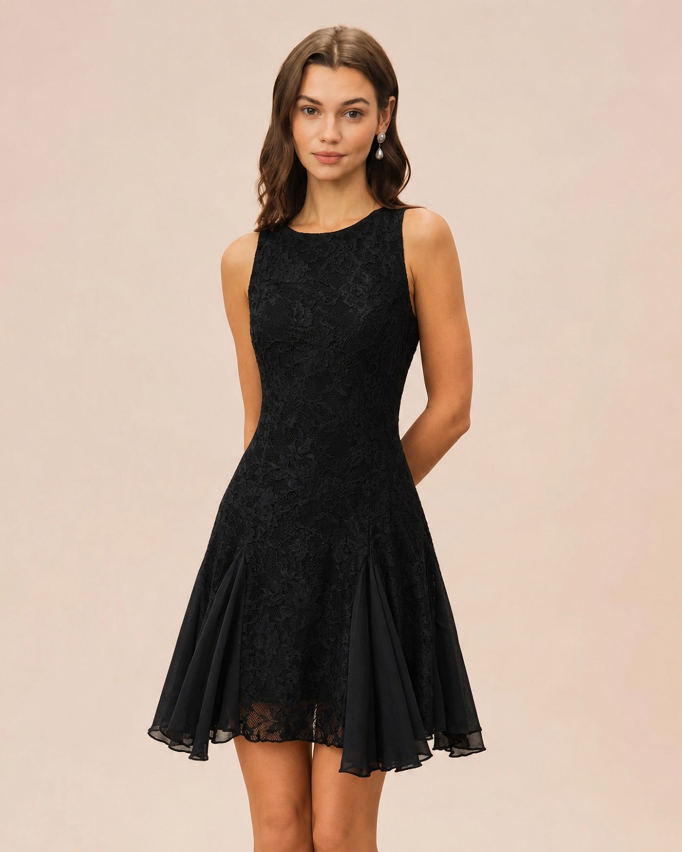 Women's Woven Polyester Mini Dresses Dresses - RIHOAS