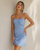 Women's Woven Polyester Mini Dresses - RIHOAS
