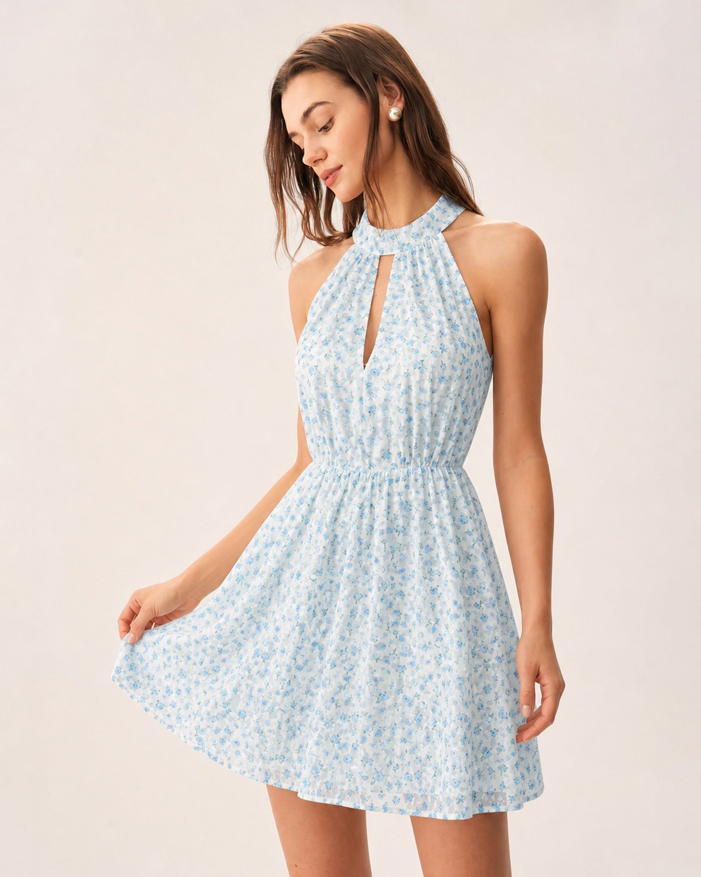 Women's Woven Polyester Mini Dresses Dresses - RIHOAS