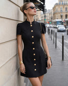 Women's Woven Polyester Mini Dresses Dresses - RIHOAS