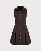 Women's Woven Polyester Mini Dresses - RIHOAS - 20
