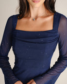 Women's Woven Polyester Mini Dresses - RIHOAS - 03