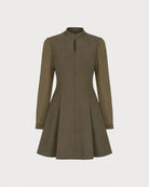 Women's Woven Polyester Mini Dresses - RIHOAS - 05