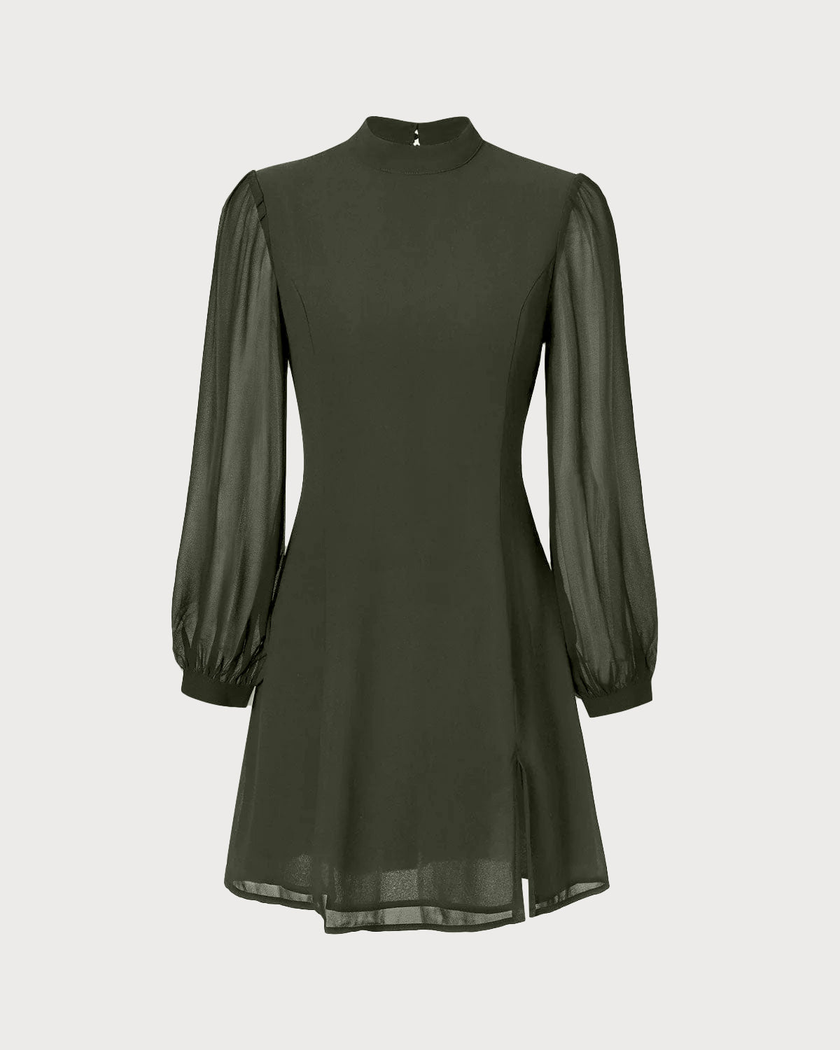 Women's Woven Polyester Mini Dresses - RIHOAS
