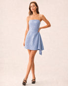 Women's Woven Polyester Mini Dresses Dresses - RIHOAS