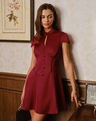 Women's Woven Polyester Mini Dresses Dresses - RIHOAS