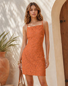 Women's Woven Polyester Mini Dresses Dresses - RIHOAS