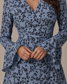 Women's Woven Polyester Mini Dresses - RIHOAS - 02