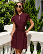 Women's Woven Polyester Mini Dresses Dresses - RIHOAS