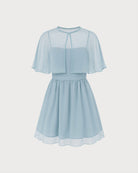 Women's Woven Polyester Mini Dresses - RIHOAS
