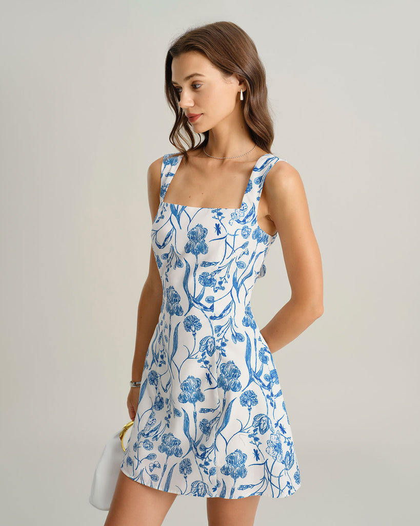Women's Woven Polyester Mini Dresses Dresses - RIHOAS