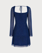 Women's Woven Polyester Mini Dresses - RIHOAS