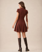 Women's Woven Polyester Mini Dresses Dresses - RIHOAS