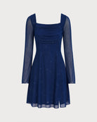 Women's Woven Polyester Mini Dresses - RIHOAS