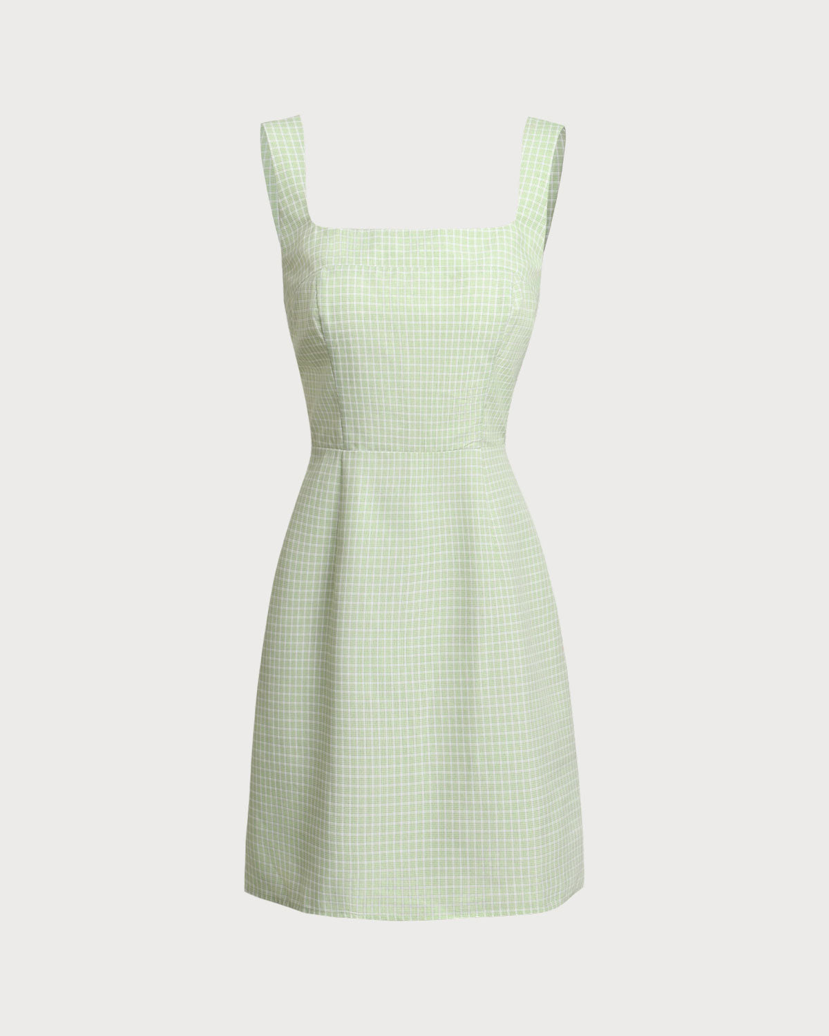 Women's Woven Polyester Mini Dresses Green Dresses - RIHOAS